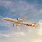 Pesawat maskapai Etihad Airways. (dok. Instagram @etihad/https://www.instagram.com/p/CFZWe01ng5d/)