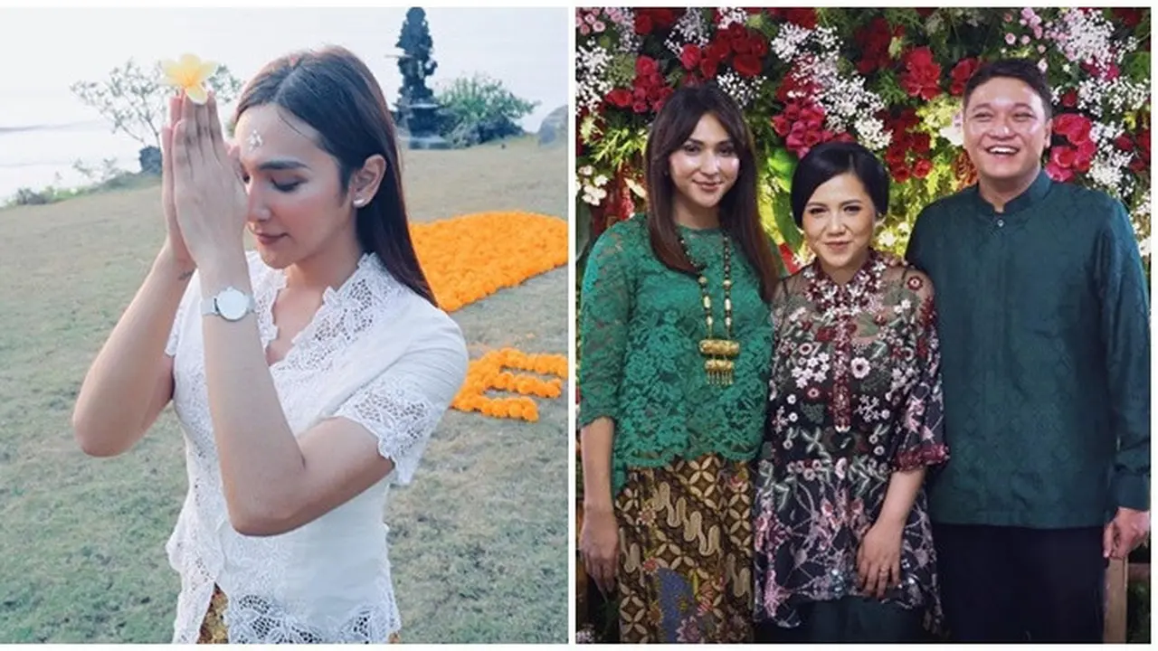 Potret Dena Rachman Saat Memakai Kebaya, Cantik dan Anggun