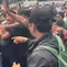 Pria Berhelm Diamuk Pendemo, Diduga Provokator Bawa Sajam. (Liputan6.com/Ady Anugrahadi)