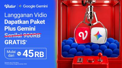 Dengan Langganan Vidio Bisa Akses Google Gemini Gratis