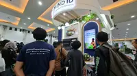 Booth MIND ID di ajang Indonesia Green (Indogreen) Forestry Environment Expo 2023 di DI Yogyakarta.