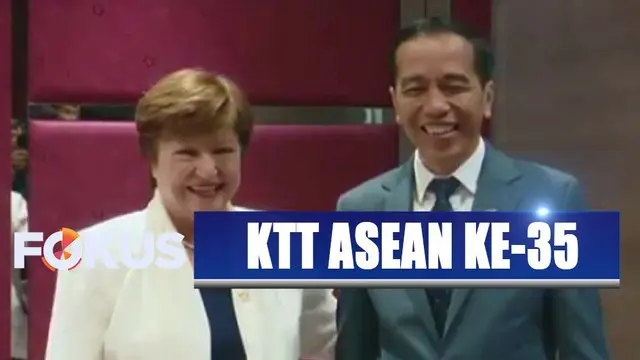 Jokowi dalam pertemuan ini menyampaikan ucapan selamat atas peran baru Kristalina sebagai Direktur Pelaksana IMF pada Oktober lalu.