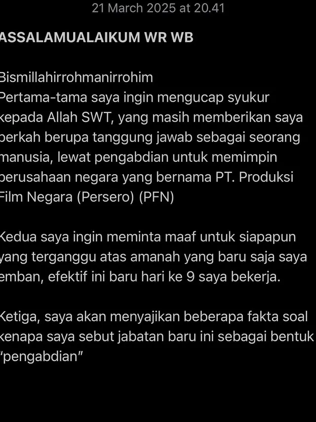 Unggahan Ifan Seventeen. (Foto: Dok. Instagram @ifanseventeen)