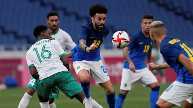 Timnas Arab Saudi Vs Timnas Brasil