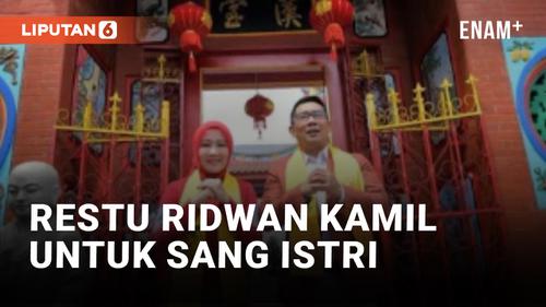 VIDEO: Ridwan Kamil Restui Atalia Praratya Maju Pilwalkot Bandung