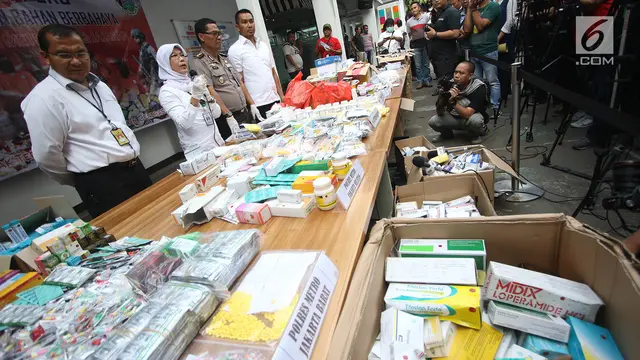 Puluhan Ribu Obat Keras Ilegal dan Kadaluwarsa Disita Polisi