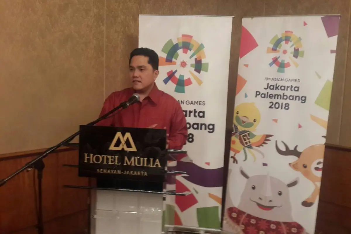 Erick Thohir, Asian Games 2018