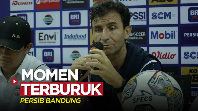 VIDEO: Kalah dari Persik, Luis Milla Bilang Ini Momen Terburuk Persib