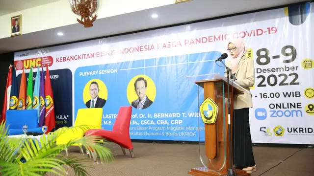 Ukrida National Conference (UNC) 2022, Kamis, 08 Desember 2022, bertempat di Auditorium Ukrida, Jakarta Barat.