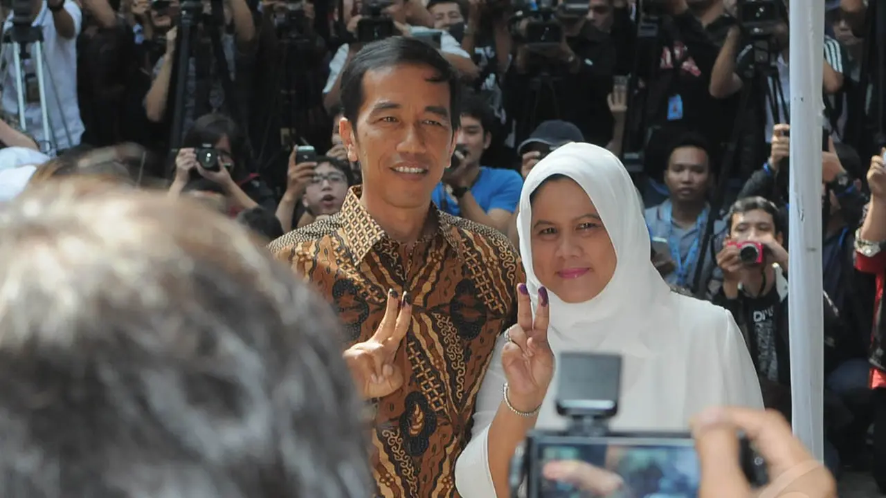 Jokowi dan Iriana