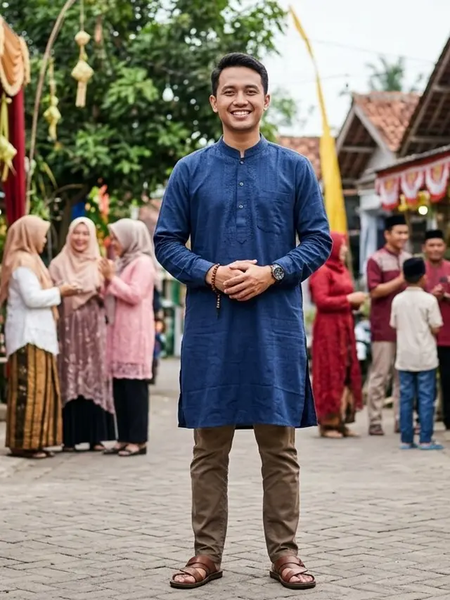Baju Buat Lebaran Model Sekarang (Foto: Gemini AI)