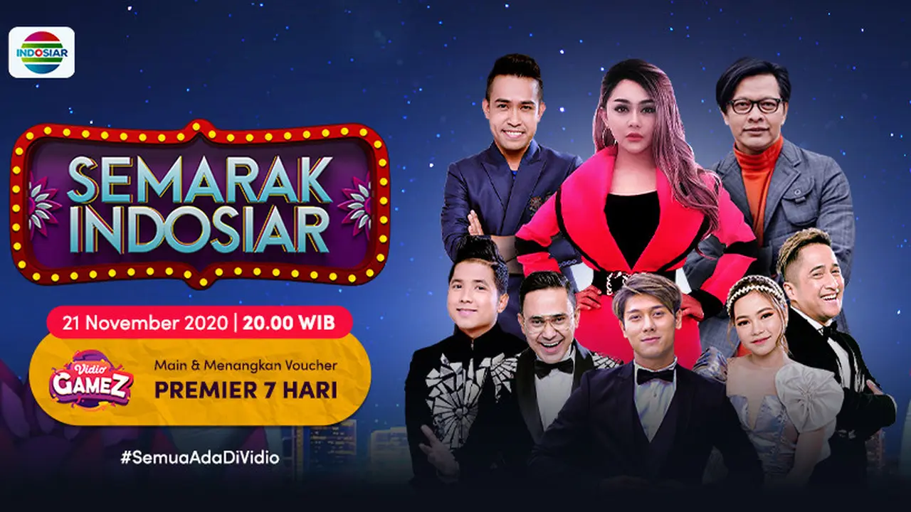Streaming Semarak Indosiar di Vidio, Perhelatan Megah yang Bertabur Bintang