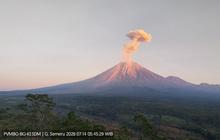 Gunung Semeru Meletus 4 Kali Selasa Pagi 14 Juli 2026