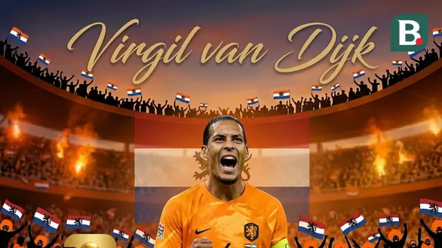 Ilustrasi Virgil van Dijk di Timnas Belanda. (Bola.com/AFP/Gemini)