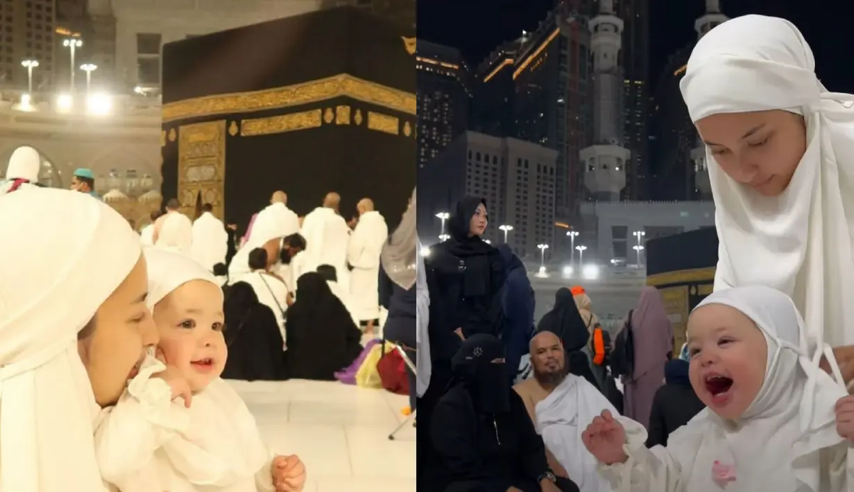 Jennifer Coppen Umrah Bersama Kamari. (Foto: Instagram/ jennifercoppenreal20)