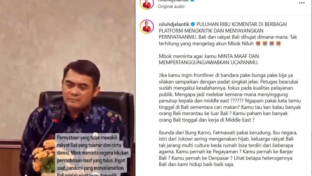 Anggota DPD Bali Arya Wedakarna Minta Maaf Usai Minta Petugas Bandara Tak Pakai Hijab
