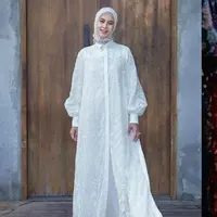 Inspirasi gamis lebaran dari artis indonesia (credit: instagram/paula_verhoeven/fuji_an)