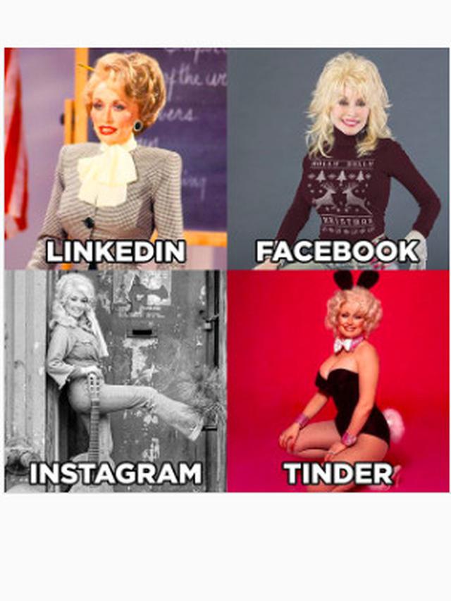 6 Potret Lucu Selebritas Ikut Tren Kekinian #dollypartonchallenge