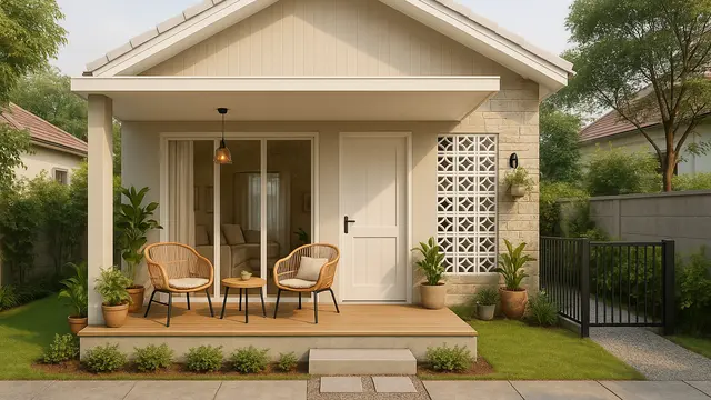 7 Inspirasi Desain Rumah Sederhana 6×8 Tren 2025 Generasi Muda yang Estetik, Hemat Biaya dan Nyaman Dihuni