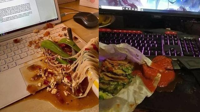 6 Momen Apes Laptop Ketumpahan Makanan Ini Bikin Nyesek - Hot Liputan6.com