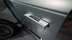 Kali ini, Hyundai menawarkan Ioniq 9 yang digadang-gadang sebagai mobil ramah lingkungan dengan kapasitas penumpang yang lebih besar. (Robyn Beck/AFP)