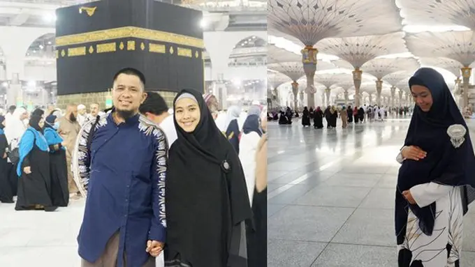 Oki menjalankan ibadah haji meskipun sedang hamil besar/copyright: instagram/oki setiana dewi