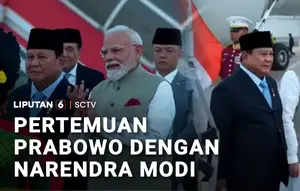 Pertemuan Prabowo dengan Narendra Modi