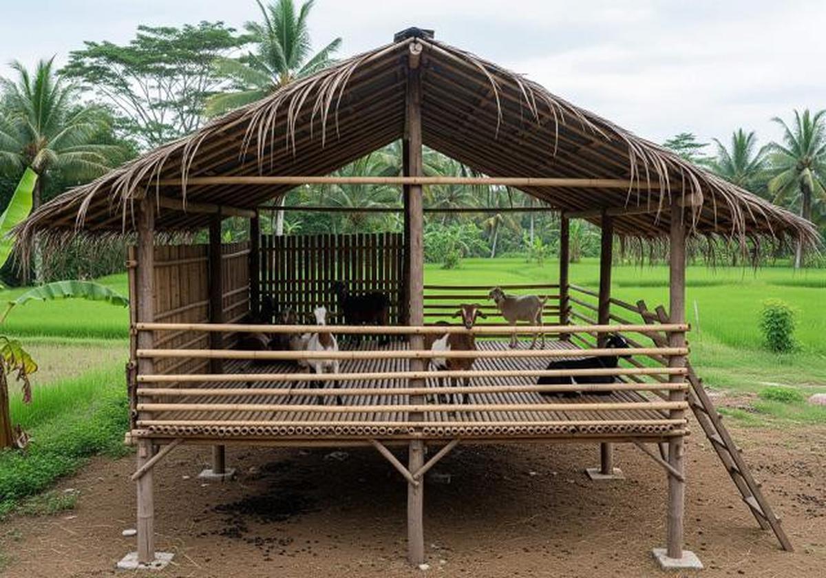Sulap Lahan Sempit 2x3 Meter Jadi Kandang Kambing, Begini Cara Ternak Modern di Pemukiman Padat
