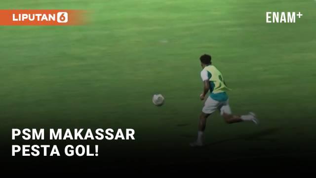 Lanjutan Laga BRI Liga 1 digelar di Pare Pare Sulawesi Selatan Senin (29/8) malam. PSM Makassar sukses tumbangkan Persib Bandung dengan skor 5-1.