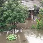 Banjir di wilayah Kompleks BBD Kelapa Gading, Rabu pagi (1/1/2020). (foto: istimewa)