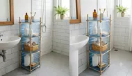 6 Rak Kamar Mandi dari Galon Bekas, Solusi Penyimpanan Murah yang Estetik