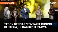 Sekretaris Kabinet Teddy Indra Wijaya hadir Rapat Koordinasi Nasional DTSEN, Kementerian Sosial dan Badan Pusat Statistik, Kamis (13/11). Dalam acara tersebut, Kepala Dinsos Keerom Papua, Kornelia, mengaku sangat bahagia bertemu Seskab Teddy hingga m...