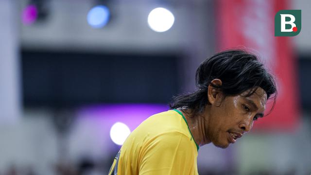 Foto: Aksi Para Veteran Timnas Indonesia saat Tanding di Futsal TOSI Season 3