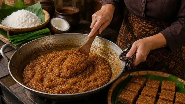 Membuat Wajik Ketan