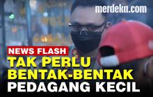 VIDEO: Salut, Petugas Ini Tidak Bentak-Bentak Pedagang Kecil di Masa PPKM Darurat
