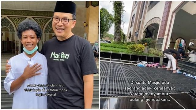 6 Fakta Sosok Raja, Remaja Viral yang Selalu Merapikan Sandal Jamaah Masjid
