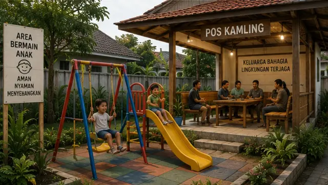 Ide Desain Pos Kamling Multifungsi untuk Warga