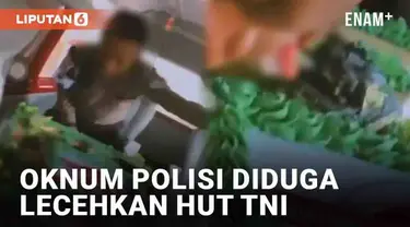 Media sosial dihebohkan oleh ulah oknum polisi. Mereka merekam diri di bus saat mengantarkan kue untuk HUT TNI ke-77. Terdengar ucapan tak pantas pada TNI yang berulang tahun dan aksi menjilat kue yang hendak diantarkan.