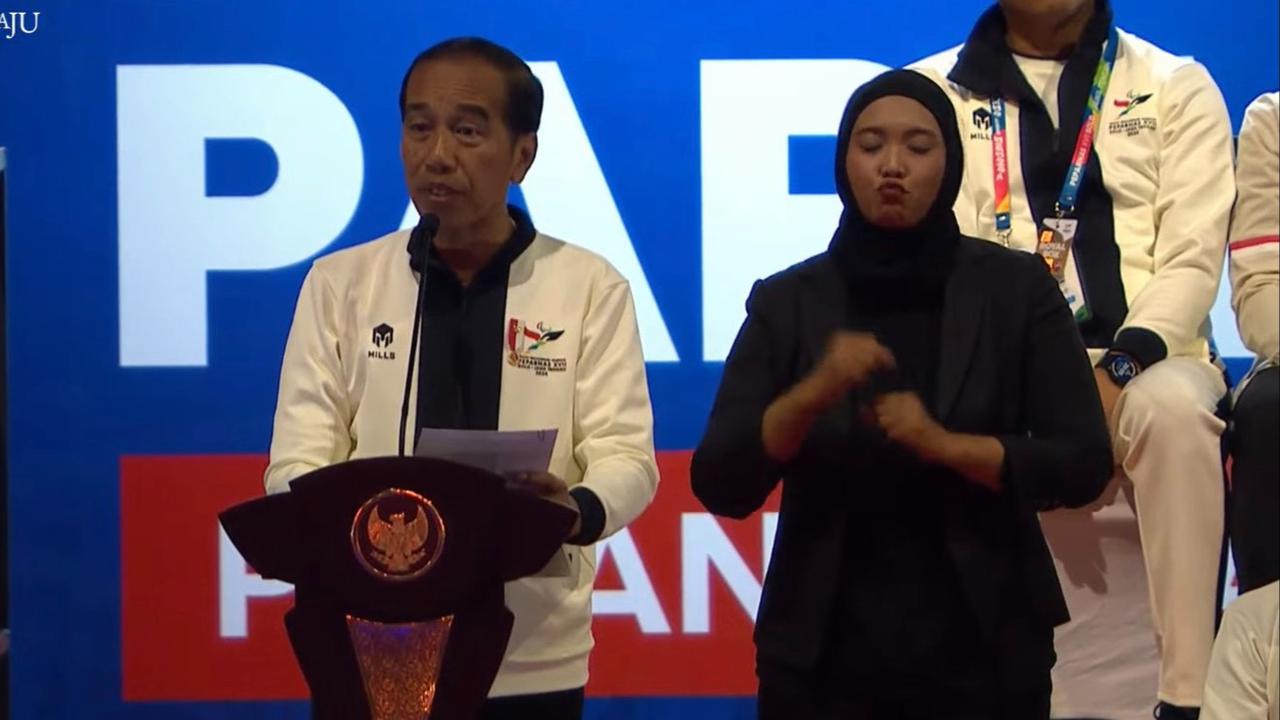 Buka Peparnas XVII, Jokowi Bangga Prestasi Atlet Disabilitas Indonesia