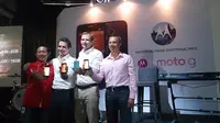 Konferensi pers Moto G (Liputan6.com/Andina)