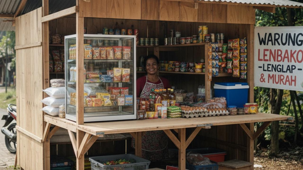 Desain Warung Sembako Hemat Biaya