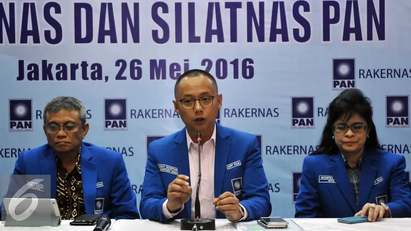 20160526-Konferensi Pers Rakernas PAN-Jakarta-Johan Tallo