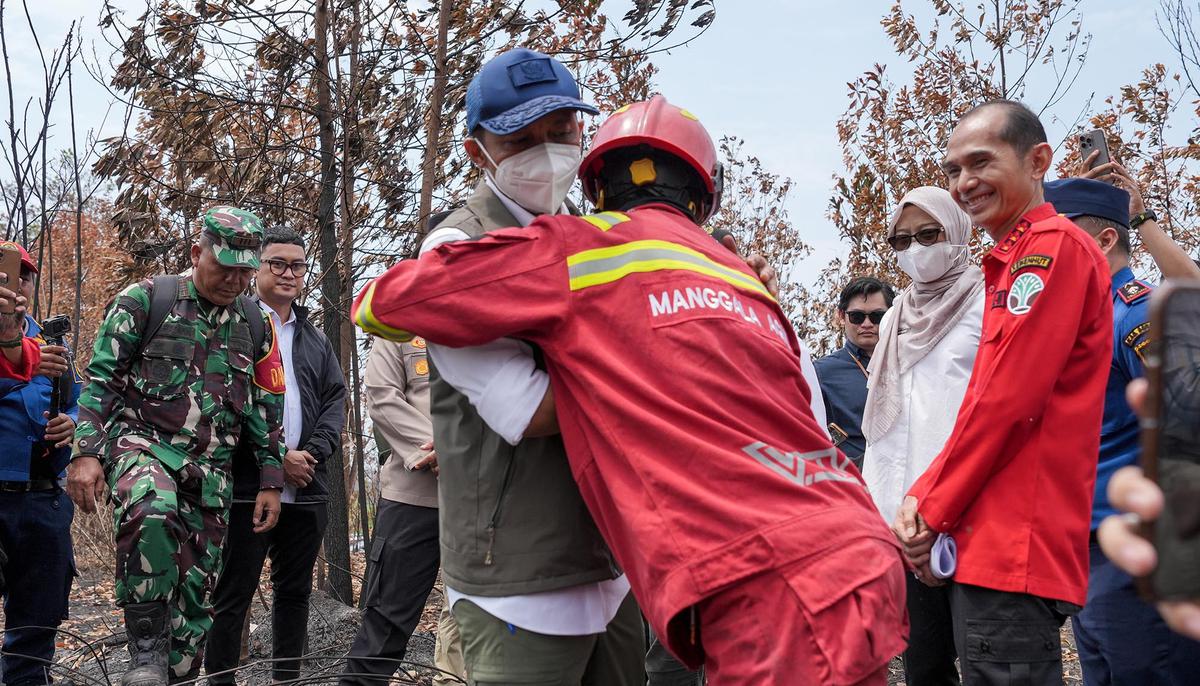 Menhut Cek Karhutla Berau dan Perlindungan Habitat Orangutan