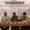Pengurus PWNU Provinsi Gorontalo saat melakukan konferensi pers. (Arfandi Ibrahim/Liputan6.com)