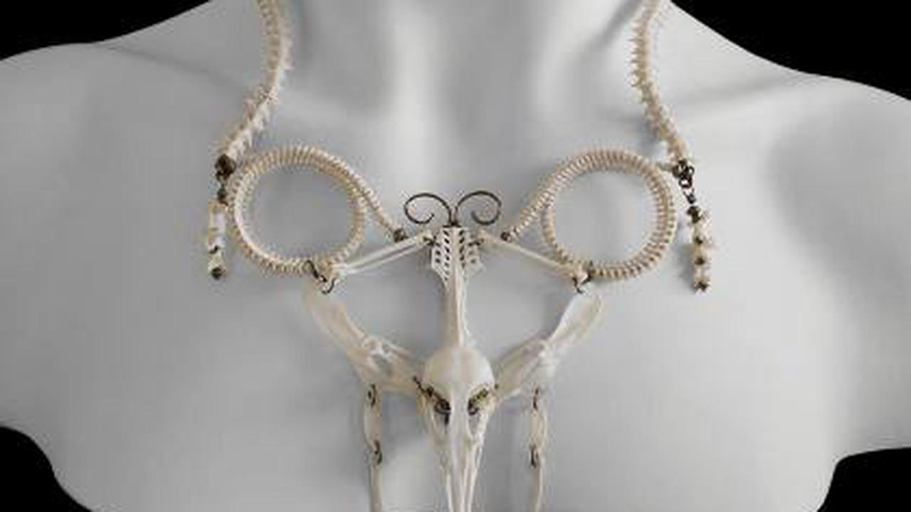 Tampil Cantik dengan Perhiasan dari Tulang Belulang Binatang