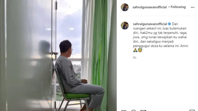 Sahrul Gunawan (Foto: Instagram/@sahrulgunawanofficial)