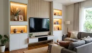 7 Model Dinding TV dengan Ceruk Dekorasi yang Tidak Memakan Ruang, Interior Lebih Rapi