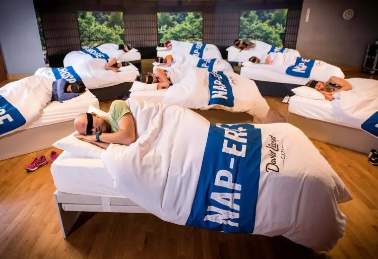 Bagaimana bila Anda berangkat ke gym bukan untuk latihan, namun untuk tidur siang selama 45 menit? (Foto : David Llyod Clubs)