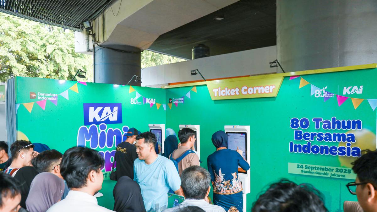 Mini Expo Spesial HUT ke-80 KAI, 7.280 Tiket Kereta Api Promo Terjual dalam Sehari