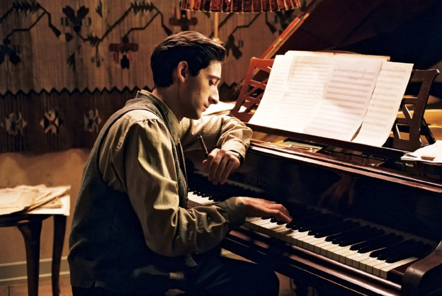 Adrien Brody dalam The Pianist (IMDb)